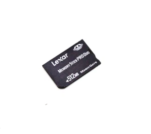 LEXAR Memory Stick Pro Duo Mark2 PSP Memory Card 512MB - Picture 1 of 3