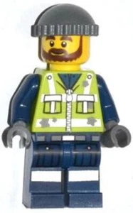 LEGO® Minifig tlm050 - Garbage Man Grant - Imagen 1 de 1