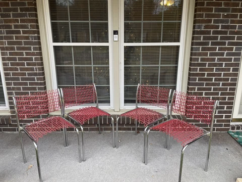Vintage Thonet Dining Chairs-David Rowland for Thonet Softec Chairs Cover