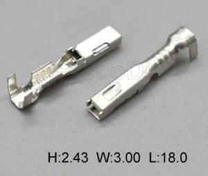 1/1.5/1.8/2.2/2.8/3.5mm Male Female Car Crimping Terminal Pin Fits VW Tyco AMP - Picture 1 of 21