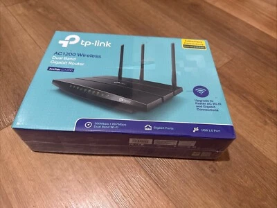 TP-LINK Archer C1200 Dual Band 4 Ports Gigabit WiFi Router - Black - Image 1 of 4