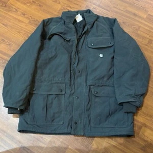 Carhartt Work Coat Jacket Quilted Lined Barn Chore Field Coat Large |W1 - Picture 1 of 6