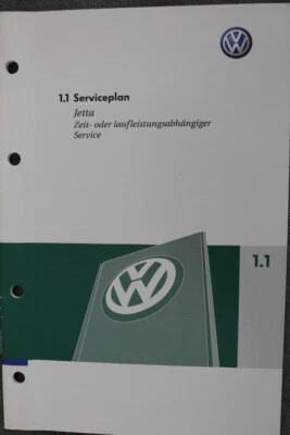 VW Serviceplan "Mai 2006" Jetta  "Ohne Einträge" Serviceheft - Kundendienstheft - Bild 1 von 4