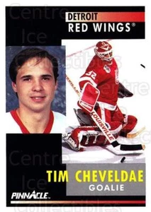 1991-92 Pinnacle #21 Tim Cheveldae - Picture 1 of 1