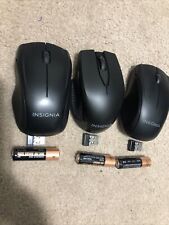 Lot 3X Insignia Wireless Optical 3 Buttons Mouse For PC/ Mac -  Souris sans fil 