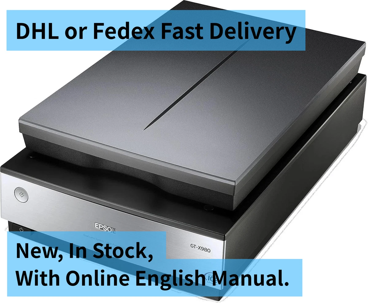 Epson Perfection V850 Pro Scanner Black flatbed GT-X980 A4 6400dpi