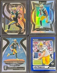 2024 Panini Football Green Bay Packers 4 Card Insert/Parallel Trading Lot - Picture 1 of 2