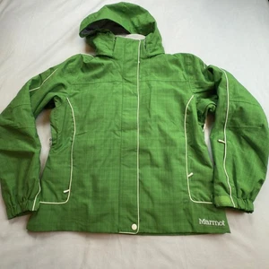 Chaqueta de esquí con capucha verde Marmot abrigo de exterior pesado para hombre grande - Imagen 1 de 10