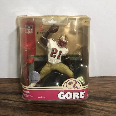 Camiseta Mcfarlane NFL Serie 16 Frank Gore San Francisco 49ers White Chase 2007 Foto 1 de 4