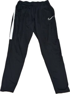Nike Mens M SLIM Academy 19 Training Pants Black White Swoosh Soccer AJ9181-010 - Picture 1 of 5