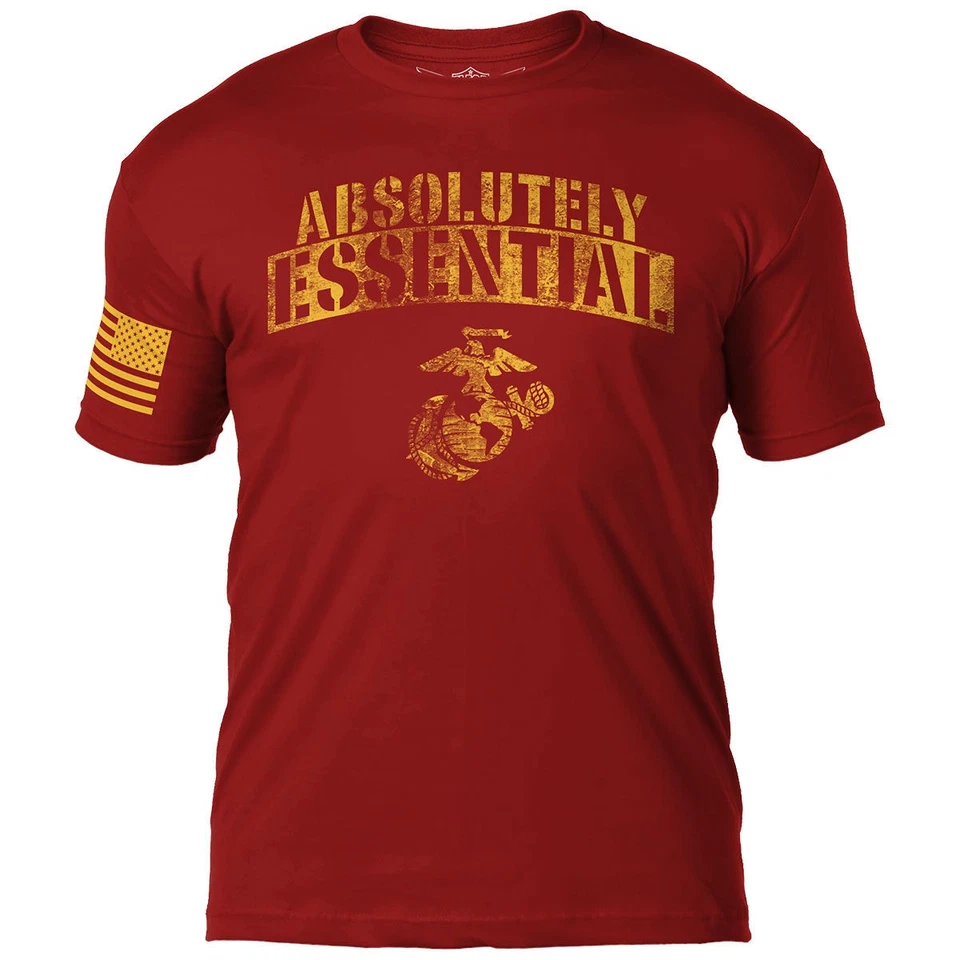 Camiseta para hombre USMC 'Absolutely Essential' diseño 7,62 espacio de batalla Foto 1 de 1