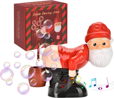 Santa Bubble Butt Blower, Santa Claus Farting Bubble Machine, Funny Automatic - Image 1 of 4