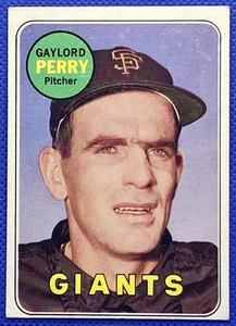 Topps Gaylord Perry 1969 #485 en muy buen estado-en muy buen estado RC436 - Imagen 1 de 2