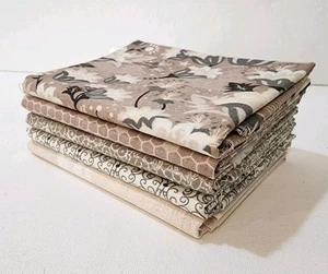 Boudoir, Roebuck Bundle of  prints from Basic Grey 1/2-yd., Total 2.5 Yards - Picture 1 of 6