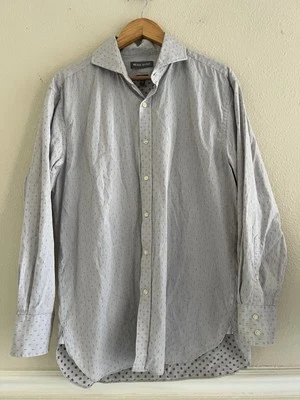 Camisa Michael Bastian Corte Manga Larga Con Botones Talla 16.5 32/33 Grande Foto 1 de 4