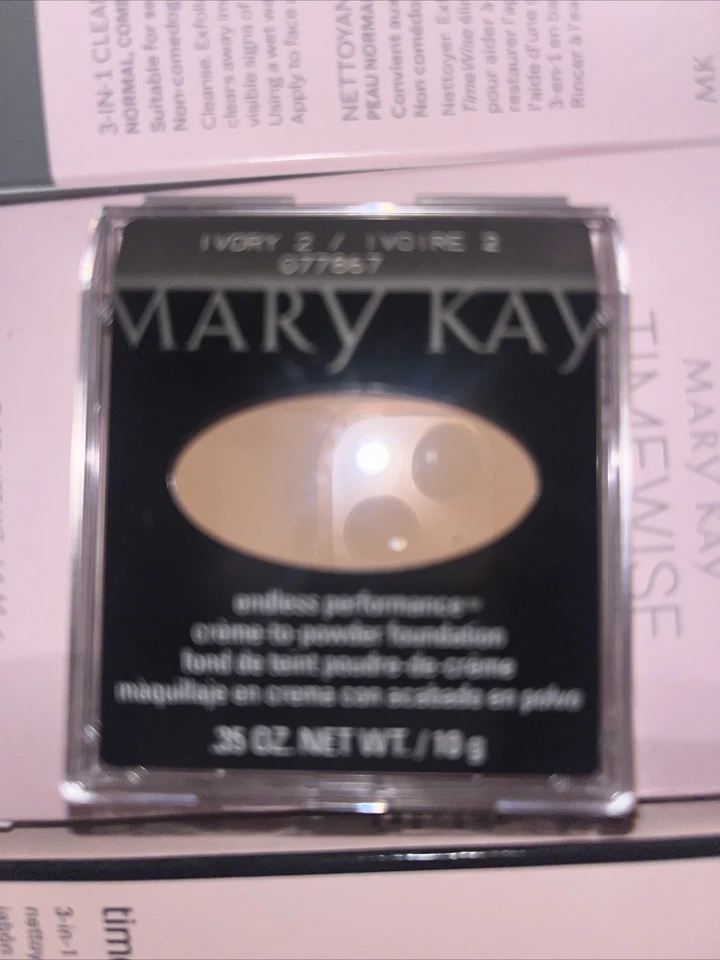 Base en crema a polvo Mary Kay IVORY 2 Endless Performance 0,35 oz nueva en caja Foto 1 de 1