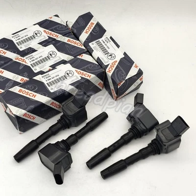 4x Ignition Coils 0986221072 06H905110L For Bosch 13-22 Volkswagen Audi Porsche - Image 1 of 4