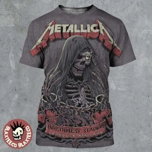 Camisa Metallica M72 Landover 2025 Landover Maryland el 28 de mayo estampada en 3D - Imagen 1 de 2