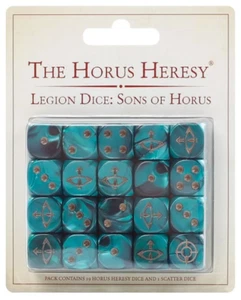 Paquete de Dados de la Legión Horus Herejía Hijos de Horus Marines Espaciales 30K 40K Dispersión Muere - Imagen 1 de 1