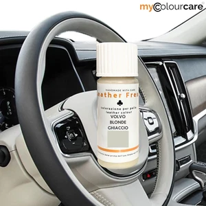 Kit Rigenera Colore Volante Pelle VOLVO XC 70 90 Arianne Blond Ghiaccio Ritocco - Foto 1 di 10