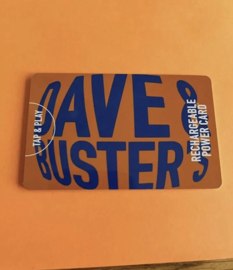 Dave and Buster's Power Card With 50,000 Tickets No Chips Included - Image 1 of 1