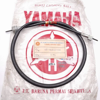 Cable velocímetro Yamaha DT100 puede adaptarse a DT125 DT175 P/N: 437-83550-00 nos genuino Foto 1 de 4