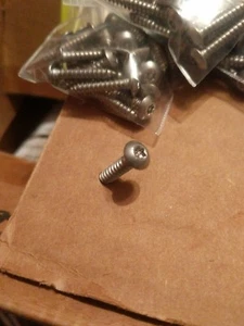 25 ea Torx Security Button #8 x 3/4 Stainless T15 Self Tapping Security Screw - Picture 1 of 1