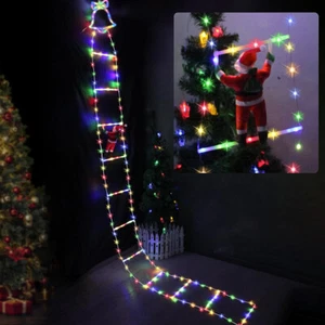 3.3M Christmas Decoration LED Ladder Light For Xmas Tree Window Wall Home Garden - Picture 1 of 16