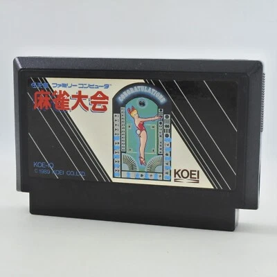 Famicom MAHJONG TAIKAI Cartridge Only Nintendo fc - Image 1 of 2