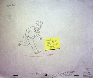 Beavis and Butt-Head 1993 SIGNED Yvette Kaplan Production Hand Drawn Layout Art - Picture 1 of 3