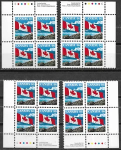 pk01605:Stamps-Canada #1682 Flag over Iceberg 46 cent Plate Block Set - MNH - Picture 1 of 1