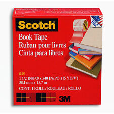 Scotch Book Repair Tape, 1-12 x 540, Clear, Per Order (845112)