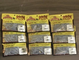 LOT OF 9 - STRIKE KING 2" GLIMMER BLUE JOKER SOFT PLASTIC MINNOW CRAPPIE BAIT - Picture 1 of 3
