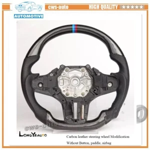 Custom Carbon Fiber Steering Wheel Fits for BMW X6 G06/X6M F96 - Foto 1 di 11