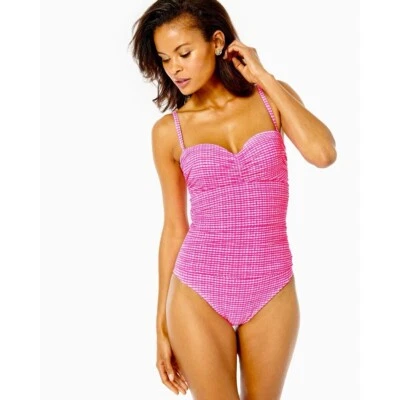 Nuevo con etiquetas Lilly Pulitzer para mujer talla 6 Layne una pieza a lo largo de la misma línea Foto 1 de 4