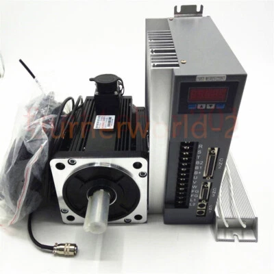 3.8KW 15NM AC 220V Servo Motor CNC Servo Driver Kit NEMA52 for CNC Router Sewing - Image 1 of 4