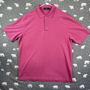 Camisa Polo Bugatchi Uomo Para Hombre Rosa Texturizado Informal Manga Corta XL - Imagen 1 de 11