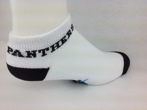 Carolina Panthers Football Money Ankle Socks White Cover