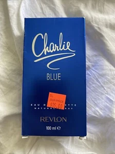 Charlie Blue Eau De Toilette REVLON 100 ml Made in Spain NEW WITH BOX - Picture 1 of 3