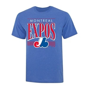 Montreal Expos MLB Vintage Carter Heathered T-Shirt! 47 Brand Tee, MTL team logo - Picture 1 of 1