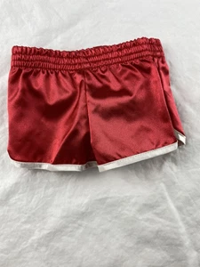 American Girl 18'' Doll Julie Red Shiny Boxer Shorts 70s Summer Outfit - Picture 1 of 5