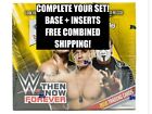 2016 Topps WWE Then Now Forever  COMPLETE YOUR SET - YOU PICK FROM LIST