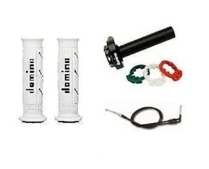 Yamaha R6 5EB 1998 - 2002 Domino XM2 Schnell Gasgriff Mit Weiß/Schwarz Gr - Bild 1 von 9