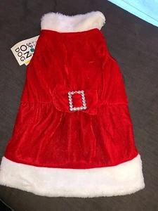 Vestito Natalizio Spot On Cane Costume Babbo Natale Stile Velluto L 16" Rosso Mix Nuovo con etichette - Foto 1 di 1