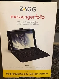 Zagg Messenger Folio 10.5-inch Ipad Pro tablet keyboard case - Picture 1 of 2