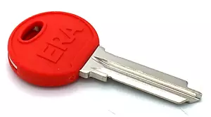 3 x ERA FORTRESS 3* Euro Cylinder Replacement Key Blanks Red Cap Lock Keys (237) - Picture 1 of 5