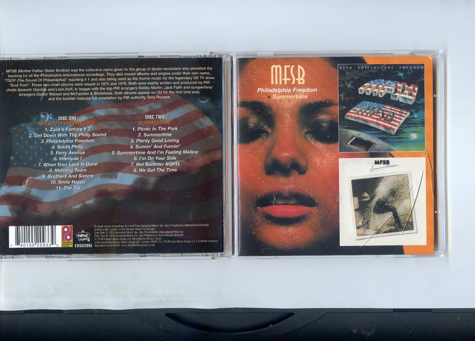 CD  MFSB  M.F.S.B.  Gamble & Huff Orchestra  Summertime & Philadelphia Freedom - Bild 1 von 1