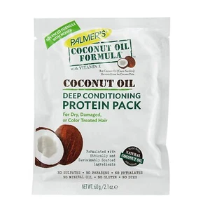 Palmer's Coconut Oil Vitamin E Deep Conditioning Protein Pack for Dry Hair 2.1oz - Picture 1 of 6