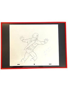 HE-MAN -Filmation CEL Zeichnung +Rahmen - 1985 Masters MOTU- INKgrafiX TOYS A150 - Picture 1 of 11