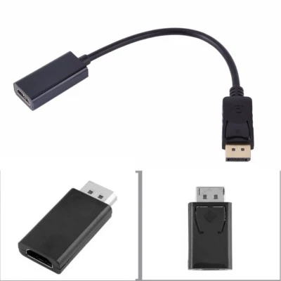 Display port Male to HDMI Female Cable Converter Adapter - Image 1 of 4